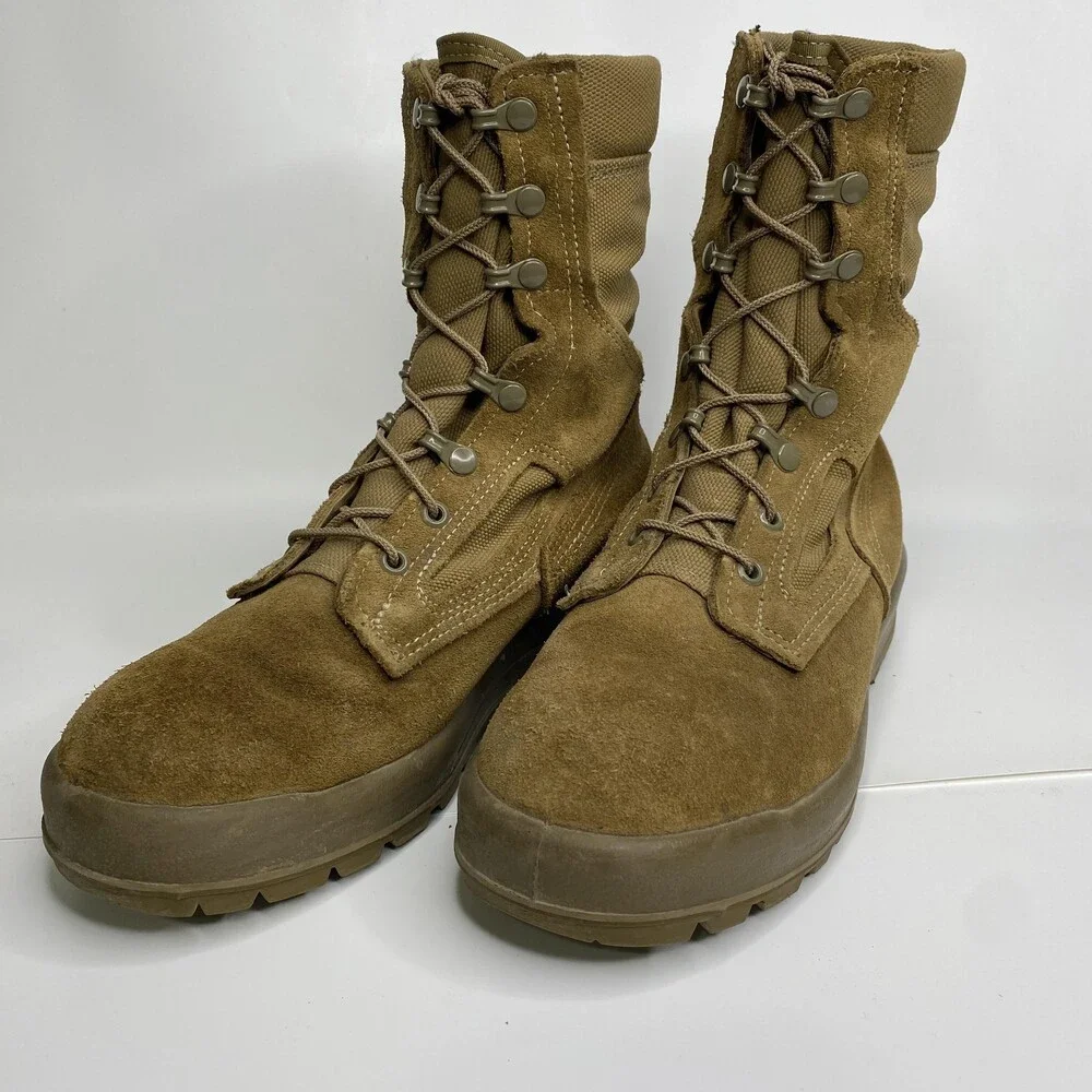 Belleville Boots Mens Size 6 Extra Wide Tan Gore-Tex Waterproof Vibram Military